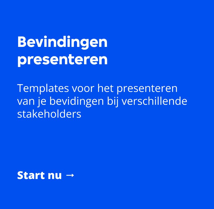 Card: bevindingen presenteren