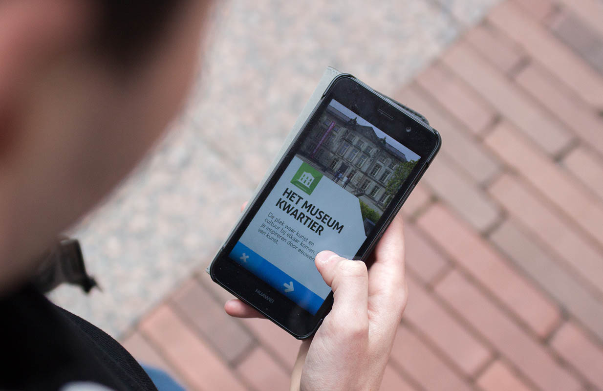 What's Next app op telefoon — tip voor het Museumkwartier